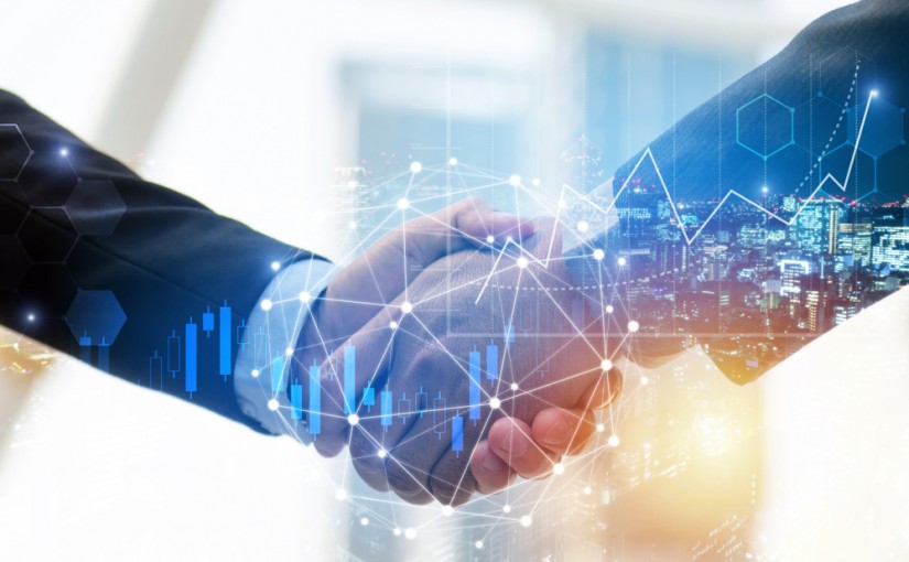 Business,Man,Investor,Handshake,With,Global,Network,Link,Connection,And